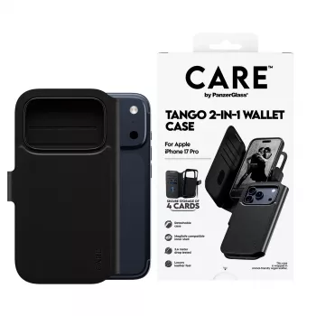 PanzerGlass CARE™ by ® Tango 2-in-1 Wallet Case su MagSafe, skirtas iPhone 17 Pro
