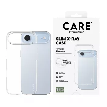 PanzerGlass CARE™ by ® X-Ray Case iPhone Air, permatas, Apple, Apple - iPhone Air, skaidrus