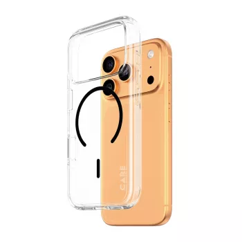 PanzerGlass CARE™ by ® Urban Explorer Dėklas Skaidrus su Juodu MagSafe iPhone 17 Pro