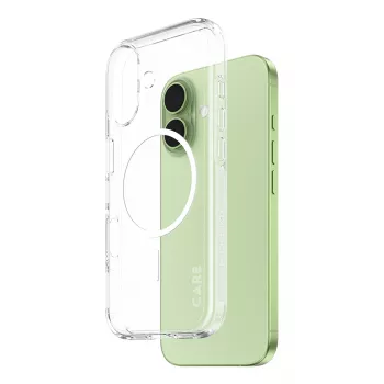 PanzerGlass CARE™ by ® Urban Explorer dėklas permatomas su balta MagSafe iPhone 17