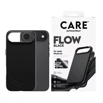 Apsauginis dėklas PanzerGlass CARE™ Flow Case Black su MagSafe, skirtas iPhone Air