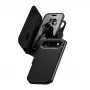 PanzerGlass CARE Tango 2-in-1 dėklas su pinigine ir MagSafe, skirtas iPhone Air, juodas