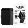 PanzerGlass CARE Tango 2-in-1 dėklas su pinigine ir MagSafe, skirtas iPhone Air, juodas