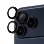 PanzerGlass® Hoops® fotoaparato objektyvo apsauga juoda, skirta iPhone 17 Pro / iPhone 17 Pro Max / iPhone 16 Pro / 16 Pro Max