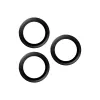 PanzerGlass® Hoops® fotoaparato objektyvo apsauga juoda, skirta iPhone 17 Pro / iPhone 17 Pro Max / iPhone 16 Pro / 16 Pro Max