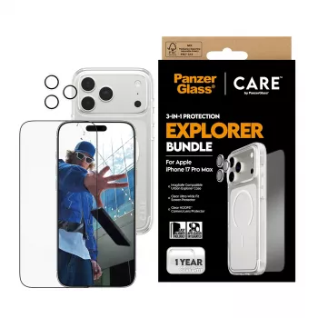 PanzerGlass ® | CARE by ® Flagship 3-in-1 Urban Explorer rinkinys, iPhone 17 Pro Max