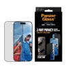 Privatumo ekrano apsauga PanzerGlass iPhone 17 / iPhone 16 Pro — Ultra-Wide Fit, grūdintas stiklas + PET, FASTFIT