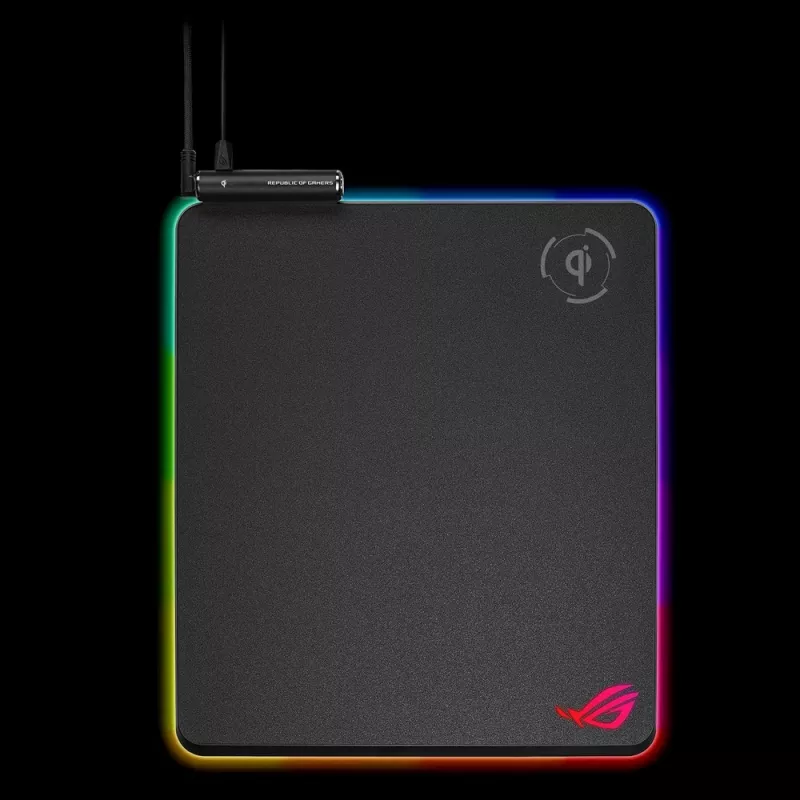 ASUS ROG Balteus Qi žaidimų pelės kilimėlis, juodas