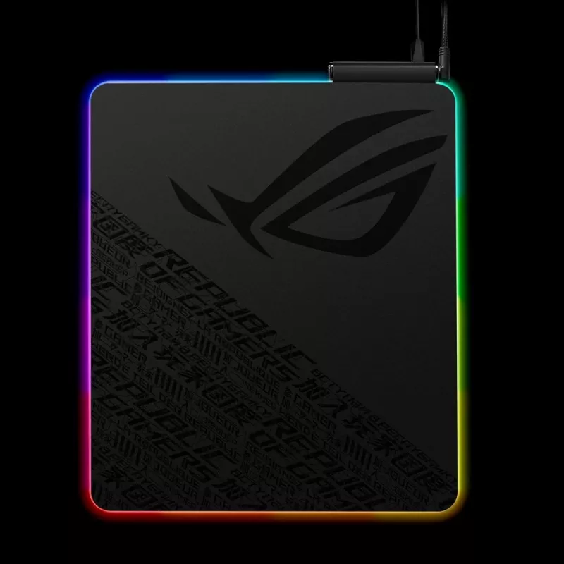 ASUS ROG Balteus Qi žaidimų pelės kilimėlis, juodas