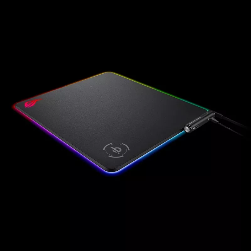 ASUS ROG Balteus Qi žaidimų pelės kilimėlis, juodas