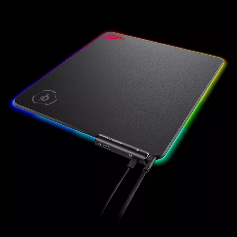 ASUS ROG Balteus Qi žaidimų pelės kilimėlis, juodas