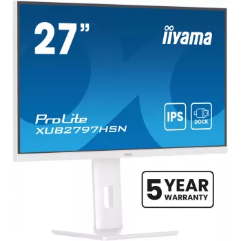 iiyama ProLite XUB2797HSN-W2 27 colių Full HD LED monitorius baltas