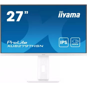 iiyama ProLite XUB2797HSN-W2 27 colių Full HD LED monitorius baltas