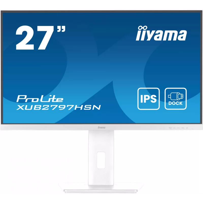 iiyama ProLite XUB2797HSN-W2 27 colių Full HD LED monitorius baltas