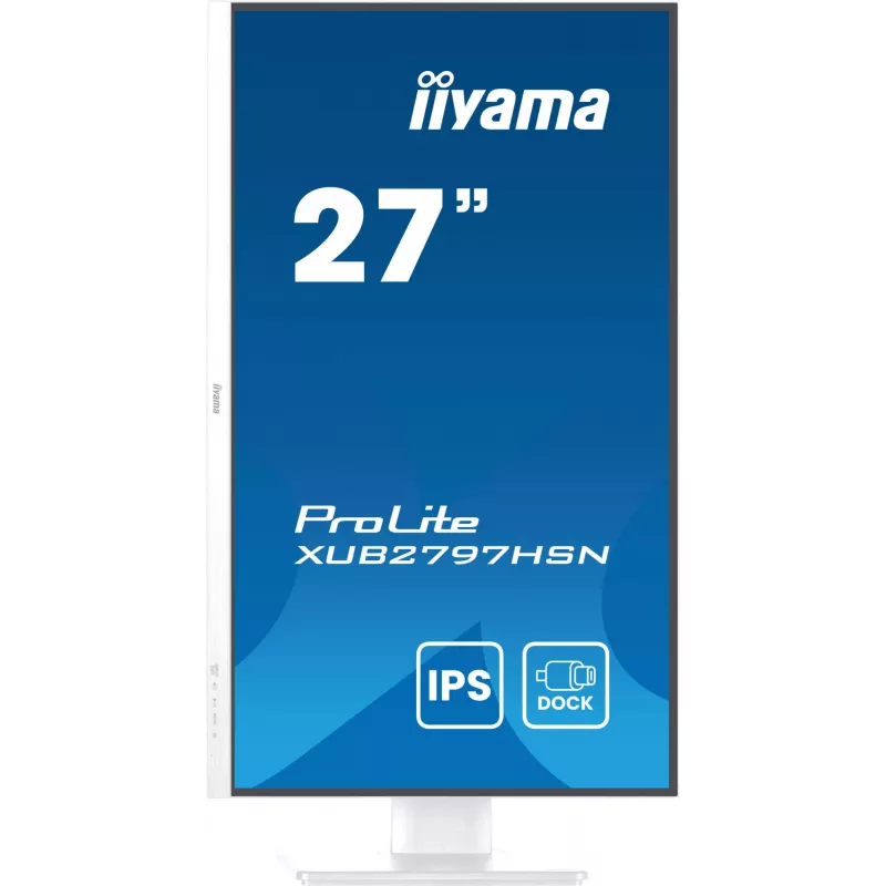 iiyama ProLite XUB2797HSN-W2 27 colių Full HD LED monitorius baltas