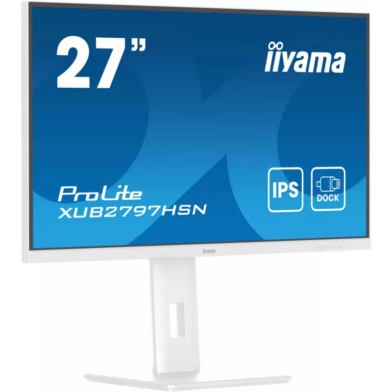 iiyama ProLite XUB2797HSN-W2 27 colių Full HD LED monitorius baltas