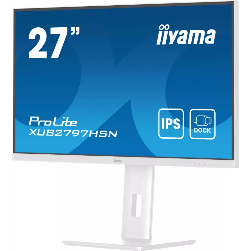 iiyama ProLite XUB2797HSN-W2 27 colių Full HD LED monitorius baltas