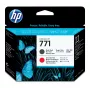 HP 771 spausdinimo galvutė matinė juoda/chromatinė raudona