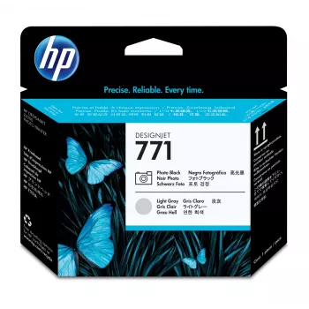 HP 771 fotodažas juodas/šviesiai pilkas spausdinimo galvutė DesignJet