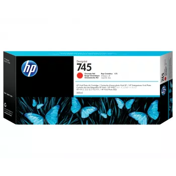 HP 745 300 ml rašalo kasetė DesignJet Chromatic Red, skirta HP DesignJet Z2600 ir Z5600