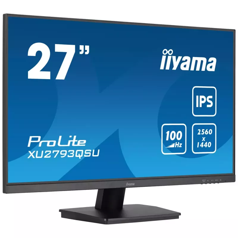 iiyama ProLite XU2793QSU-B7 27 colių QHD IPS monitorius 2560x1440 100Hz