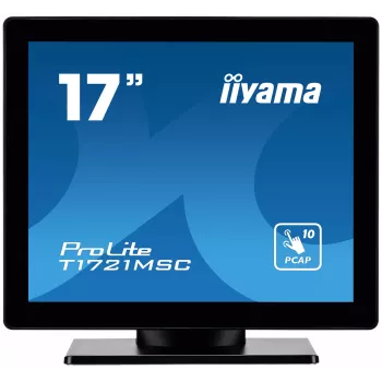 IIyama ProLite T1721MSC-B2 43,2 cm (17 colių) 1280x1024 SXGA LED liečiamasis monitorius, stalinis, juodas