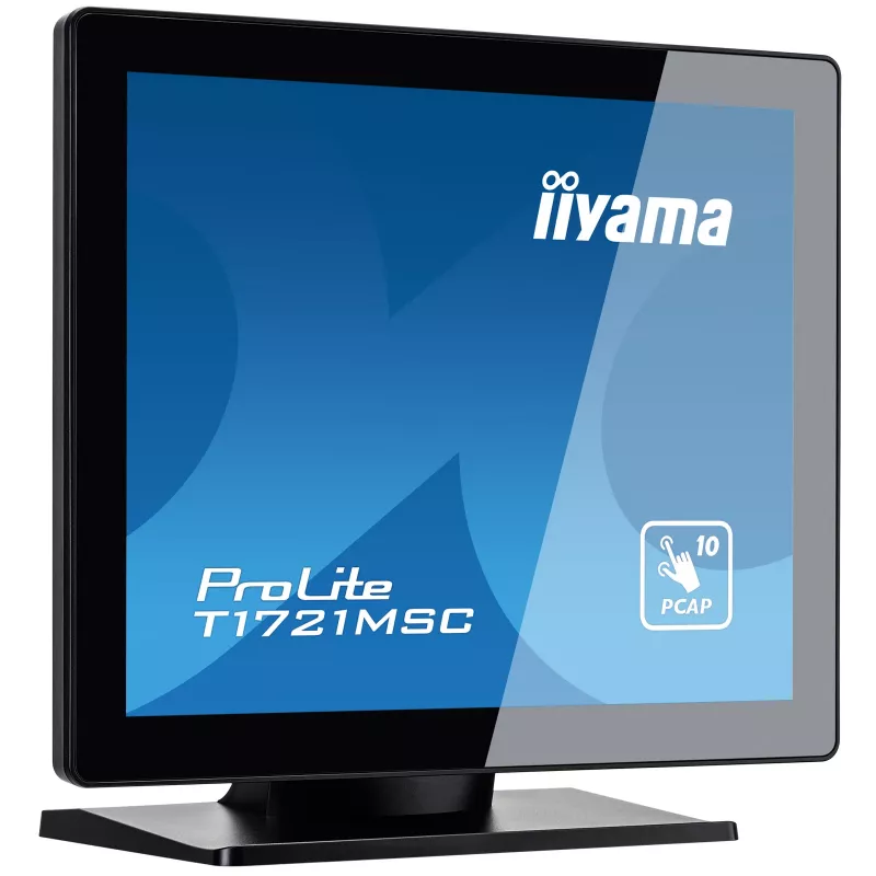 IIyama ProLite T1721MSC-B2 43,2 cm (17 colių) 1280x1024 SXGA LED liečiamasis monitorius, stalinis, juodas