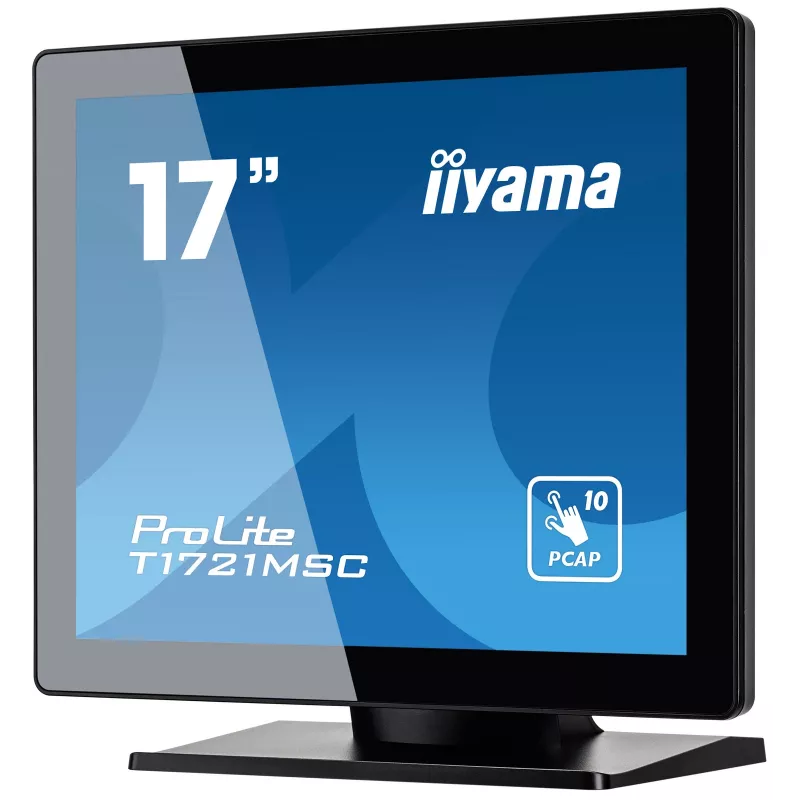 IIyama ProLite T1721MSC-B2 43,2 cm (17 colių) 1280x1024 SXGA LED liečiamasis monitorius, stalinis, juodas