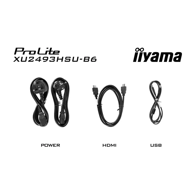 Monitorius iiyama ProLite XU2493HSU-B7 23.8 colių Full HD IPS LED