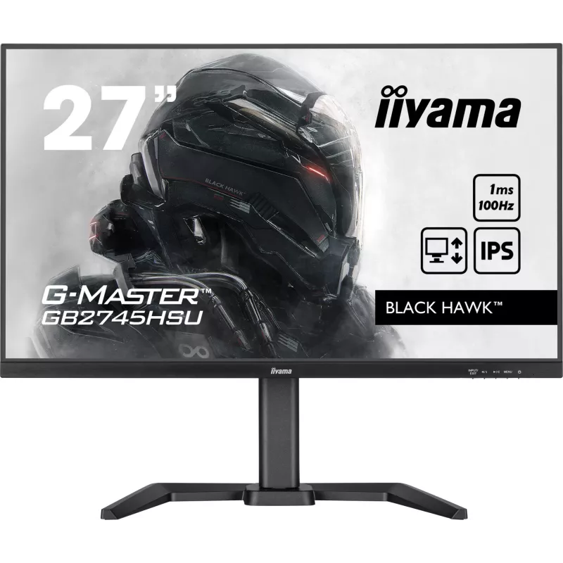 Monitorius iiyama G-MASTER GB2745HSU-B2 27 colių Full HD IPS 100Hz 1ms