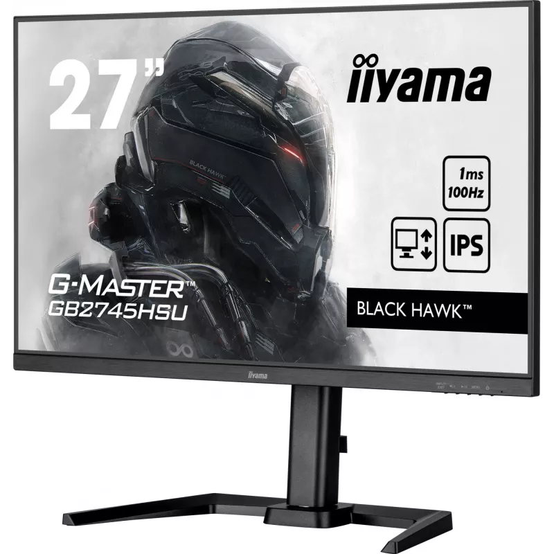 Monitorius iiyama G-MASTER GB2745HSU-B2 27 colių Full HD IPS 100Hz 1ms