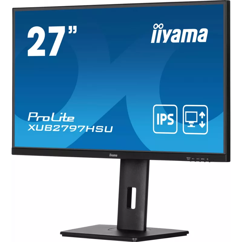 iiyama ProLite XUB2797HSU-B2 monitorius 68.6 cm (27 col.) 1920 x 1080 pikselių Full HD LED juodas