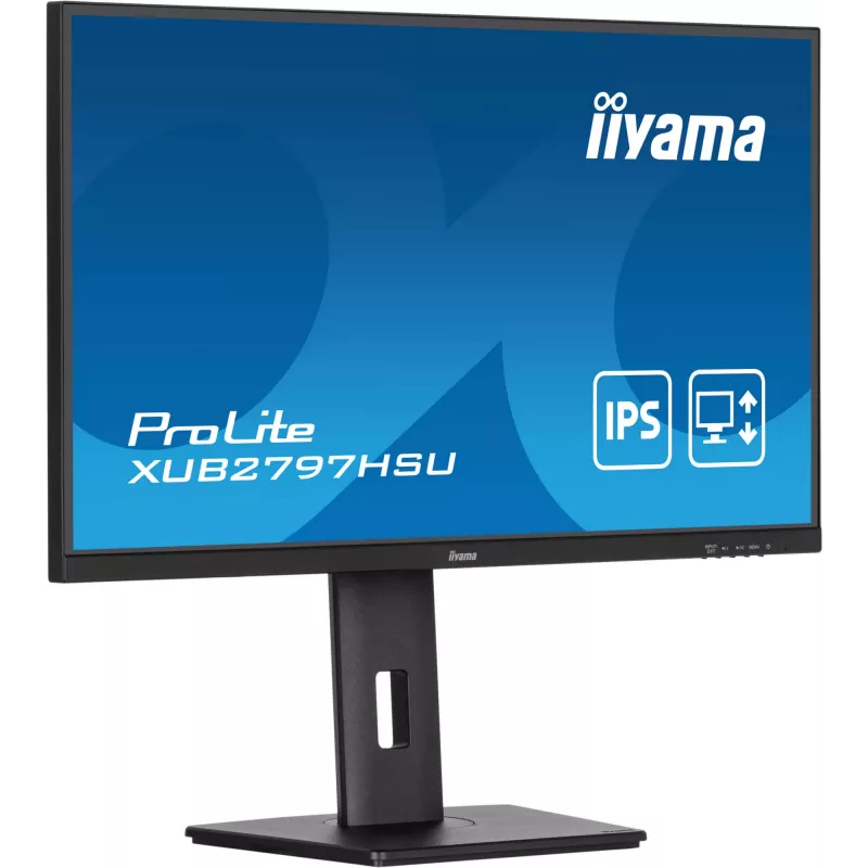 iiyama ProLite XUB2797HSU-B2 monitorius 68.6 cm (27 col.) 1920 x 1080 pikselių Full HD LED juodas