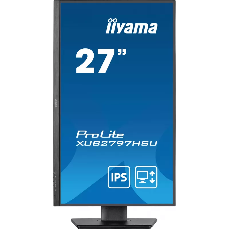 iiyama ProLite XUB2797HSU-B2 monitorius 68.6 cm (27 col.) 1920 x 1080 pikselių Full HD LED juodas