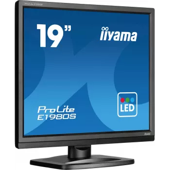 IIYAMA ProLite E1980S-B1 LED monitor 48,3 cm (19 inch) 1280 x 1024 VGA juodas
