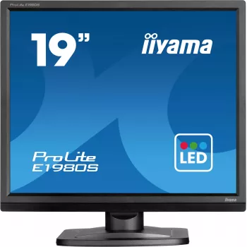 IIYAMA ProLite E1980S-B1 LED monitor 48,3 cm (19 inch) 1280 x 1024 VGA juodas