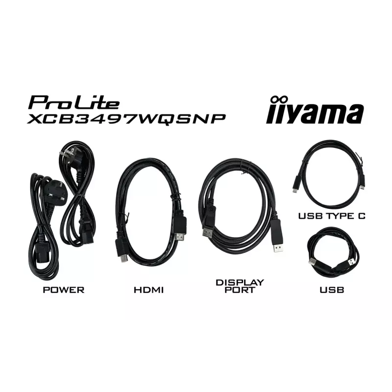 Monitorius iiyama ProLite XCB3497WQSNP-B1 86,4 cm (34 inch) 3440 x 1440 UltraWide Quad HD LED juodas
