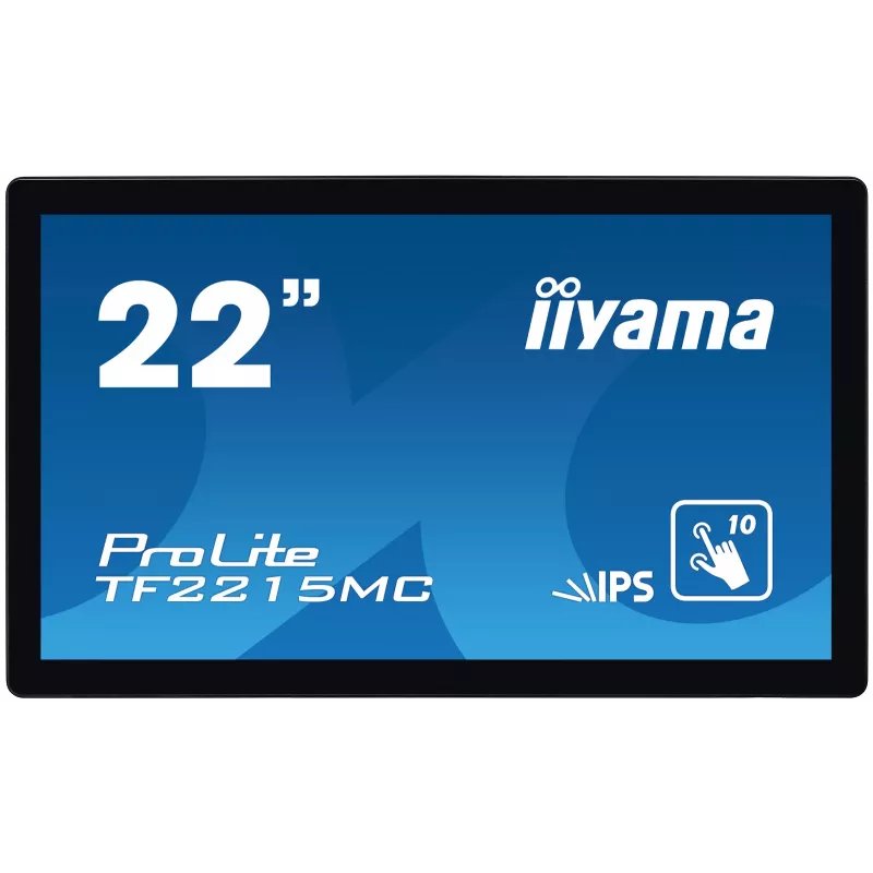 iiyama ProLite TF2215MC-B2 kompiuterio monitorius 54,6 cm (21,5 col.) 1920 x 1080 pikselių Full HD LED liečiamuoju ekranu Multi-user juodas