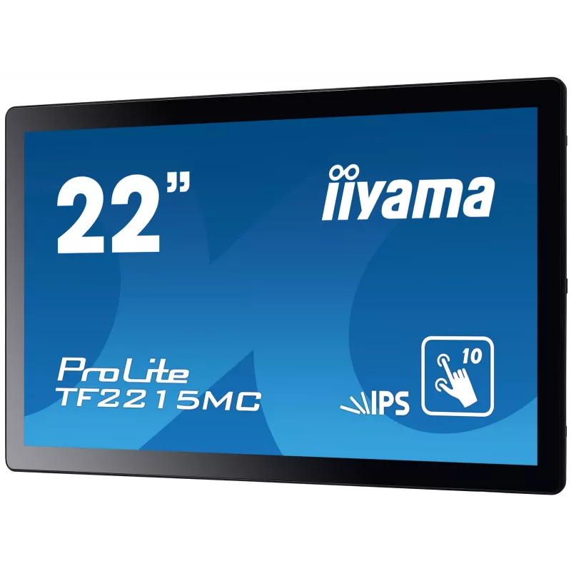 iiyama ProLite TF2215MC-B2 kompiuterio monitorius 54,6 cm (21,5 col.) 1920 x 1080 pikselių Full HD LED liečiamuoju ekranu Multi-user juodas
