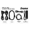 iiyama ProLite TF2215MC-B2 kompiuterio monitorius 54,6 cm (21,5 col.) 1920 x 1080 pikselių Full HD LED liečiamuoju ekranu Multi-user juodas