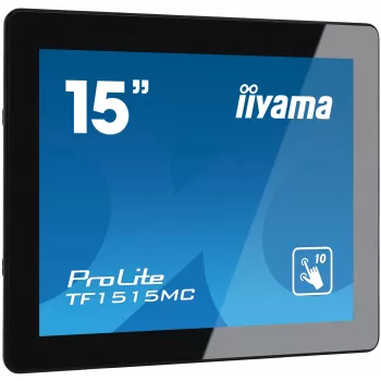 IIYAMA TF1515MC-B2 monitor 38,1 cm (15 colių) 1024 x 768 pikselių XGA LED liečiamasis ekranas juodas