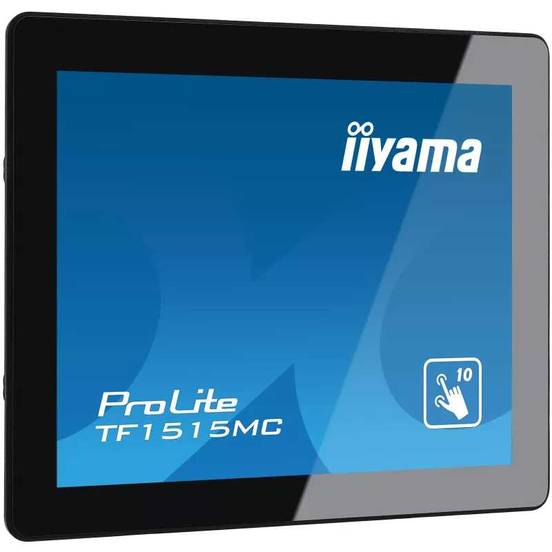IIYAMA TF1515MC-B2 monitor 38,1 cm (15 colių) 1024 x 768 pikselių XGA LED liečiamasis ekranas juodas