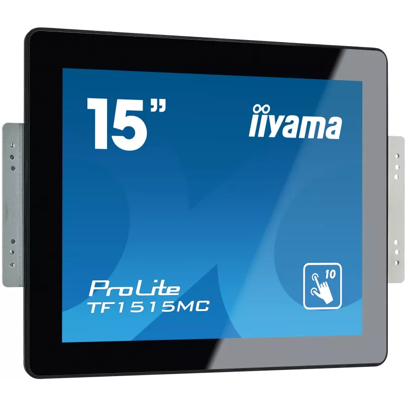 IIYAMA TF1515MC-B2 monitor 38,1 cm (15 colių) 1024 x 768 pikselių XGA LED liečiamasis ekranas juodas