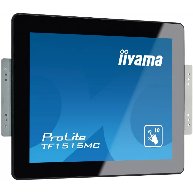 IIYAMA TF1515MC-B2 monitor 38,1 cm (15 colių) 1024 x 768 pikselių XGA LED liečiamasis ekranas juodas