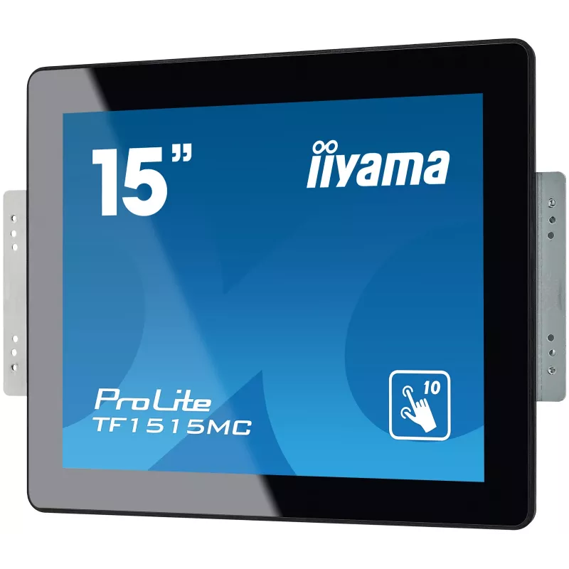 IIYAMA TF1515MC-B2 monitor 38,1 cm (15 colių) 1024 x 768 pikselių XGA LED liečiamasis ekranas juodas