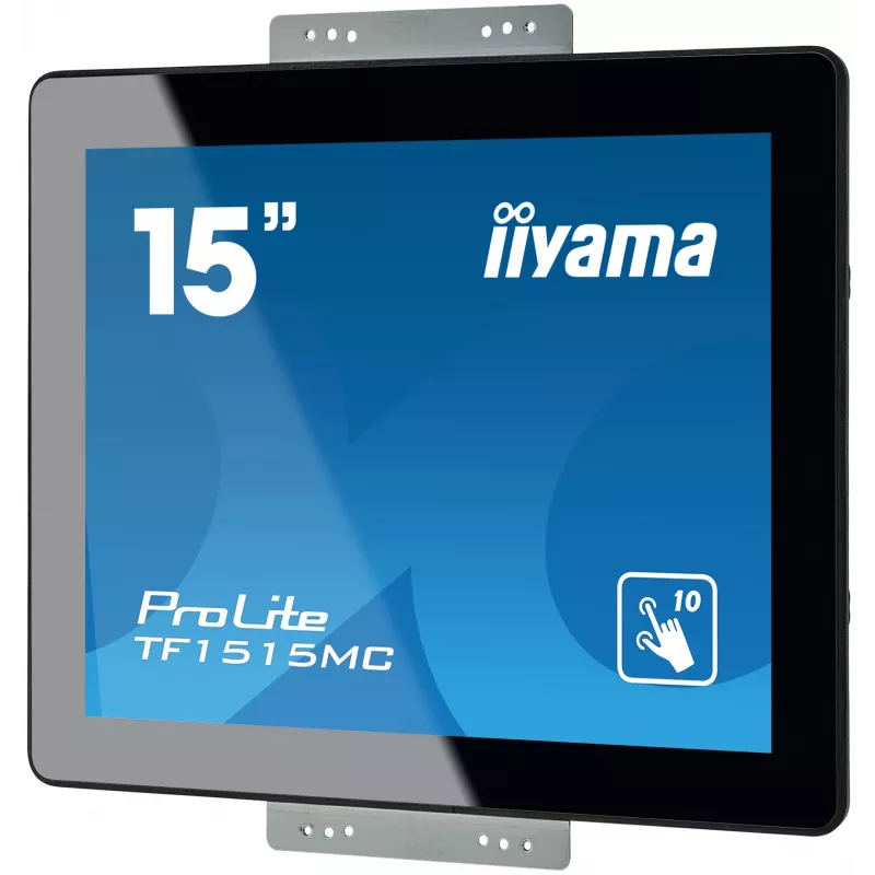 IIYAMA TF1515MC-B2 monitor 38,1 cm (15 colių) 1024 x 768 pikselių XGA LED liečiamasis ekranas juodas