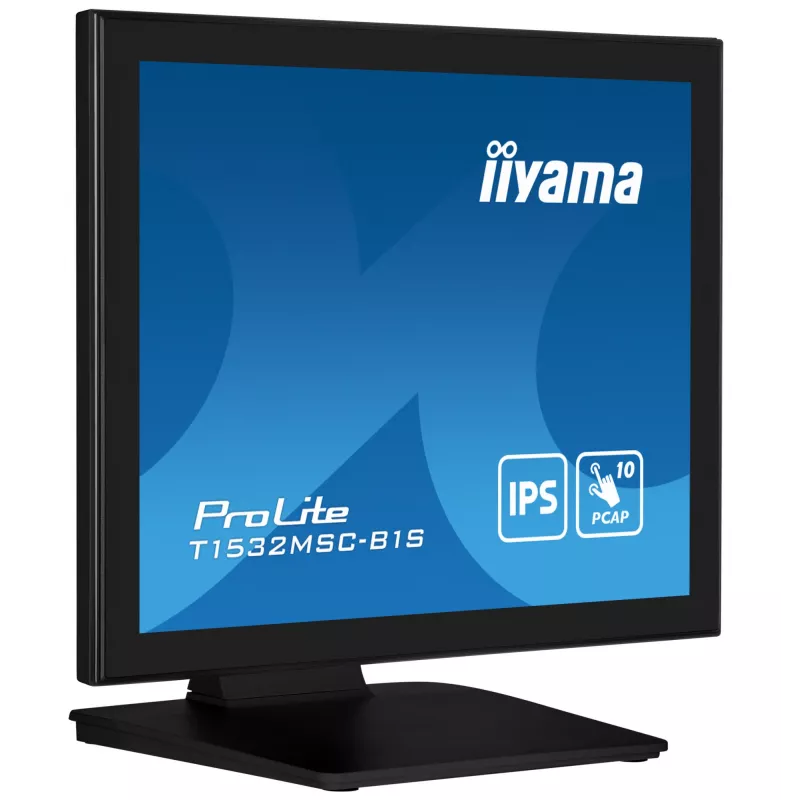 Monitorius iiyama ProLite T1532MSC-B1S 38,1 cm (15 inch) 1024 x 768 XGA LCD jutiklinis ekranas juodas