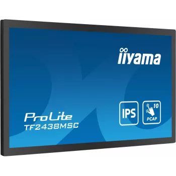 Monitorius iiyama TF2438MSC-B1 60,5 cm (23,8 colio) Full HD LED liečiamuoju ekranu juodas