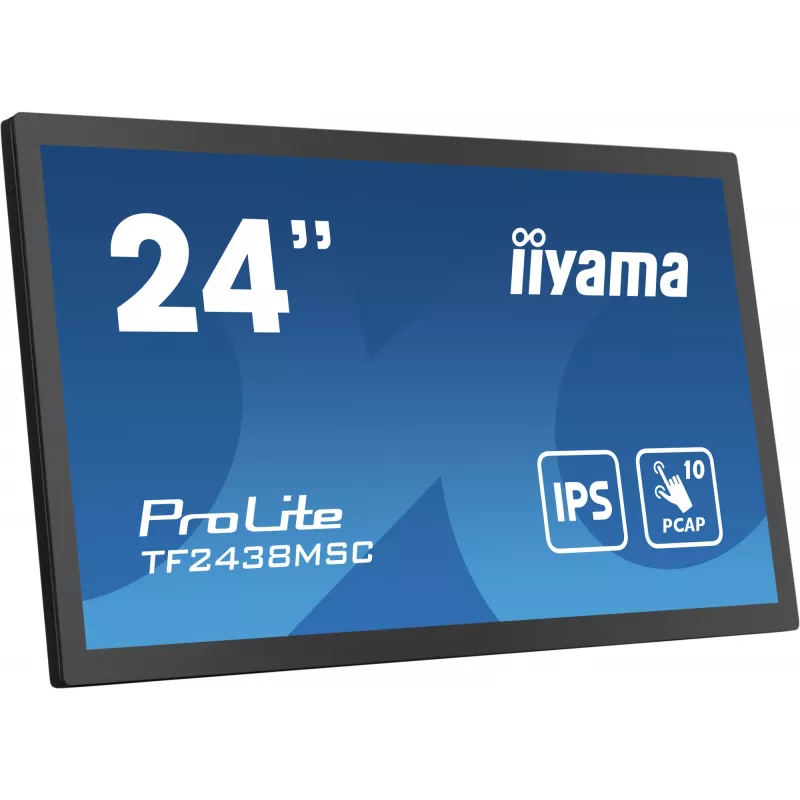 Monitorius iiyama TF2438MSC-B1 60,5 cm (23,8 colio) Full HD LED liečiamuoju ekranu juodas