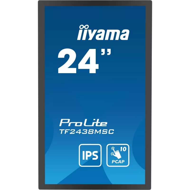 Monitorius iiyama TF2438MSC-B1 60,5 cm (23,8 colio) Full HD LED liečiamuoju ekranu juodas